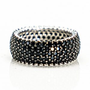 Icy Black Ring