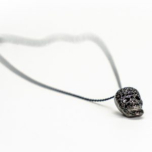 Alternative view of Iced Out Skull Black