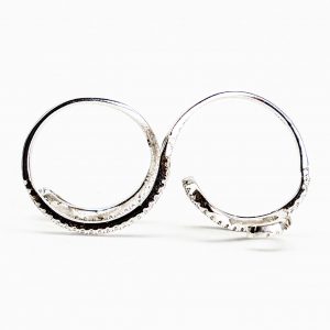 Alternative view of Snake Double Finger Ring