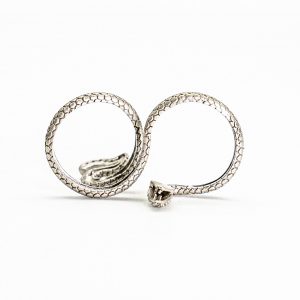 Alternative view of Dull Snake Double Ring