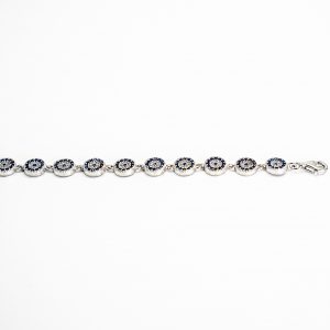 Alternative view of Full Nazar Eyes Bracelet