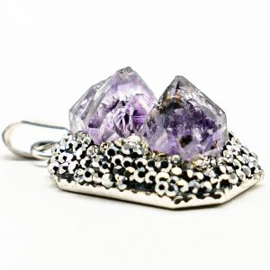 Alternative view of Amethyst Crystal Pendant