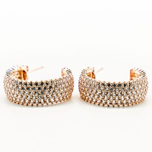 Alternative view of Icy Gold Earrings